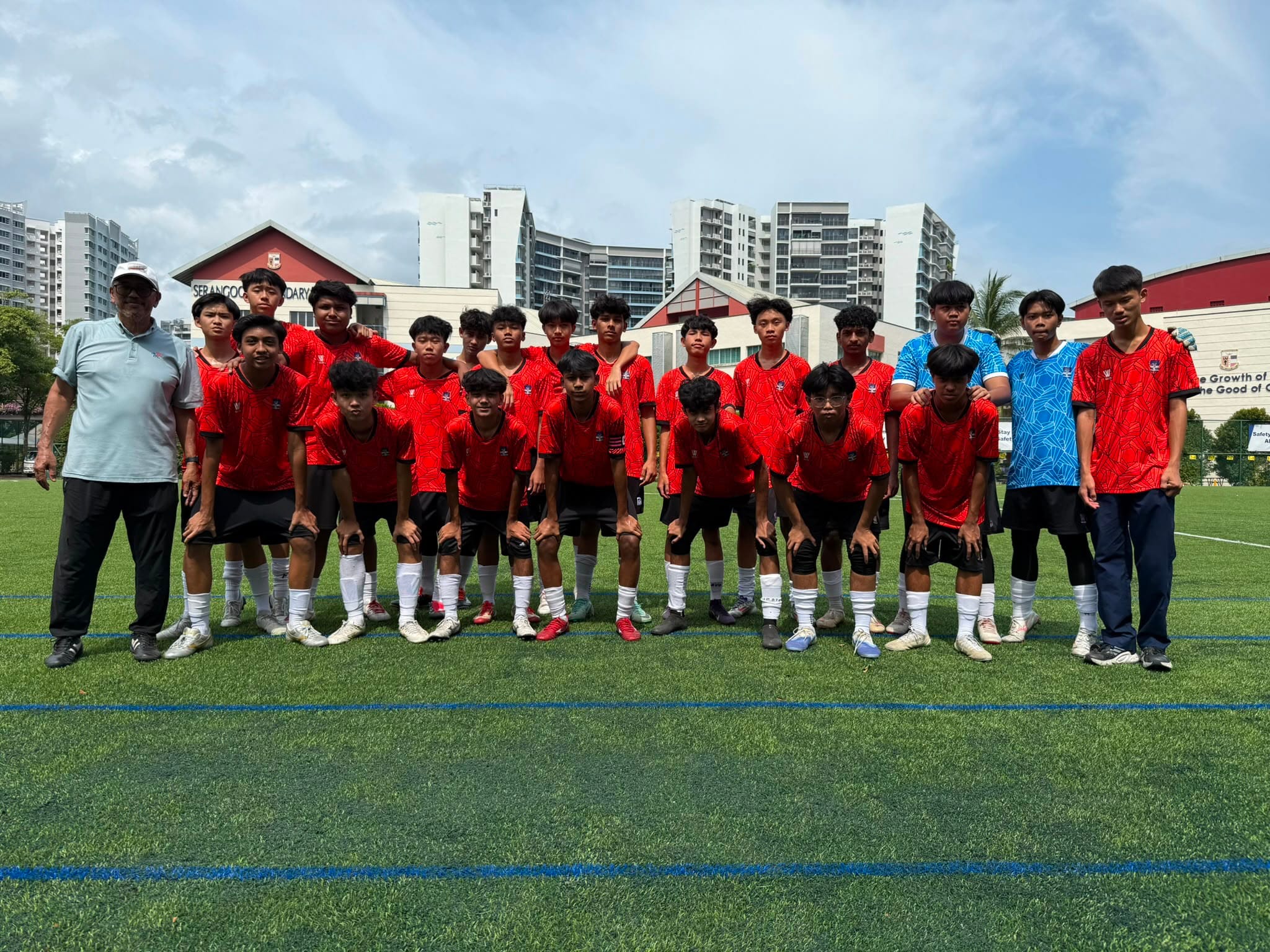 SGS Team B poses for a team photo before a NSG match.